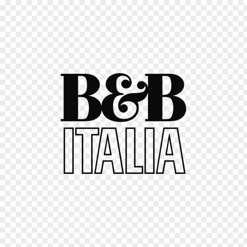 Logo B&B Italia Brand Furniture Design PNG