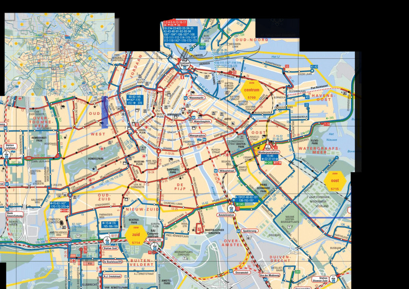 Map Trams In Amsterdam Centraal Railway Station Bus PNG