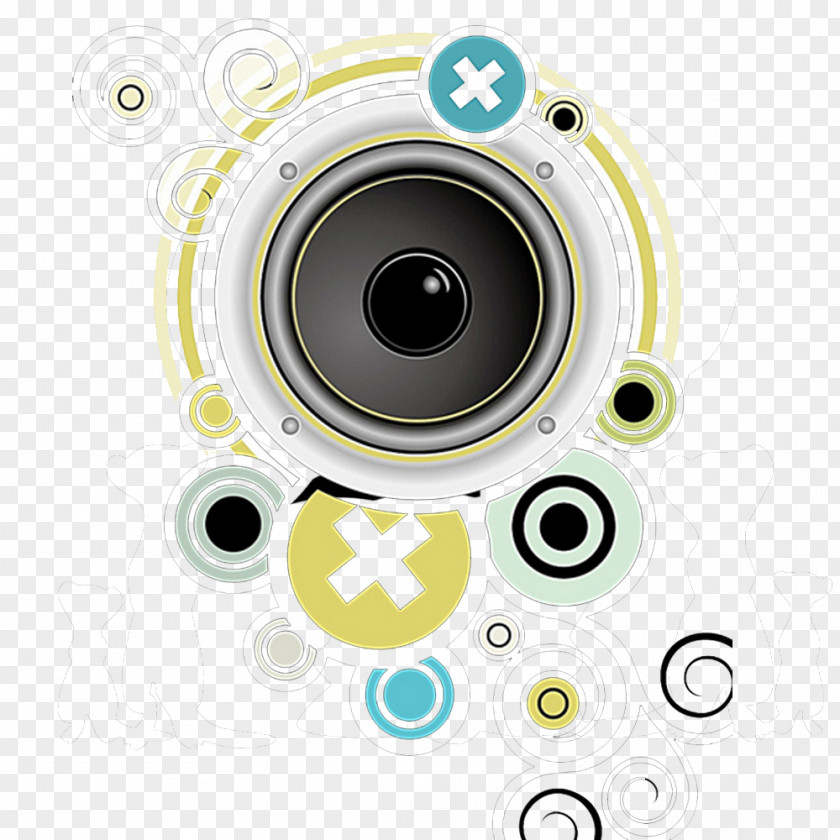 Music Speaker Icon Element PNG speaker icon element clipart PNG