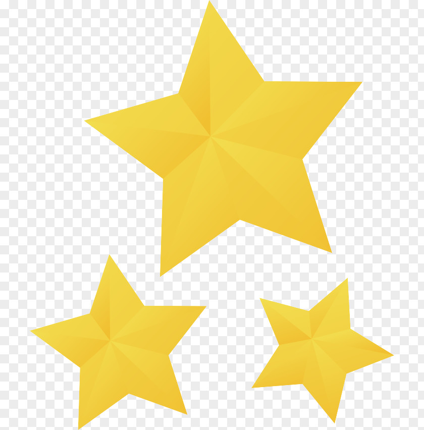 Yellow Star Badge PNG