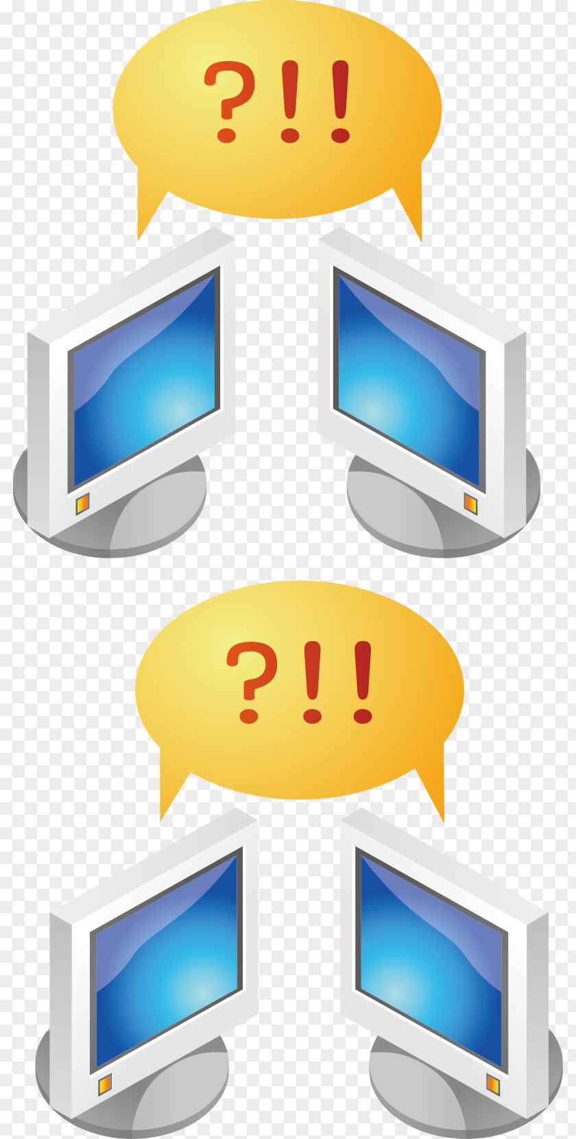 Creative Computer Desktop Monitor Icon PNG
