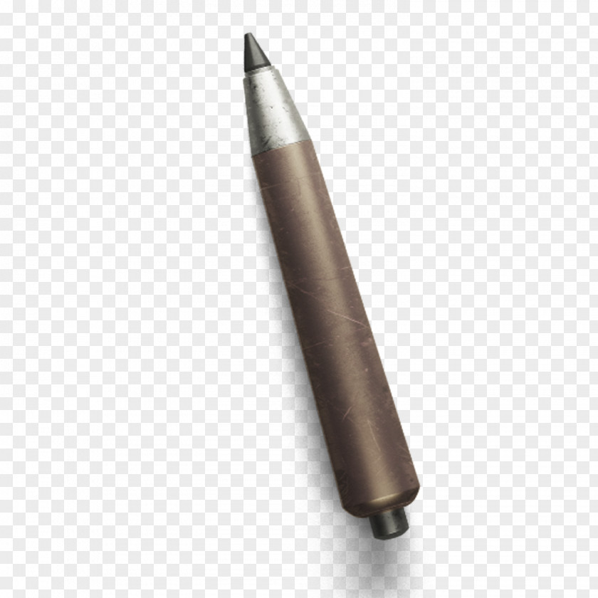 Gray Ball Point Pen Ballpoint Metal PNG
