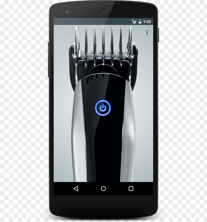 Hair Trimmer Smartphone Shaver Prank Electric Just For Fun PNG