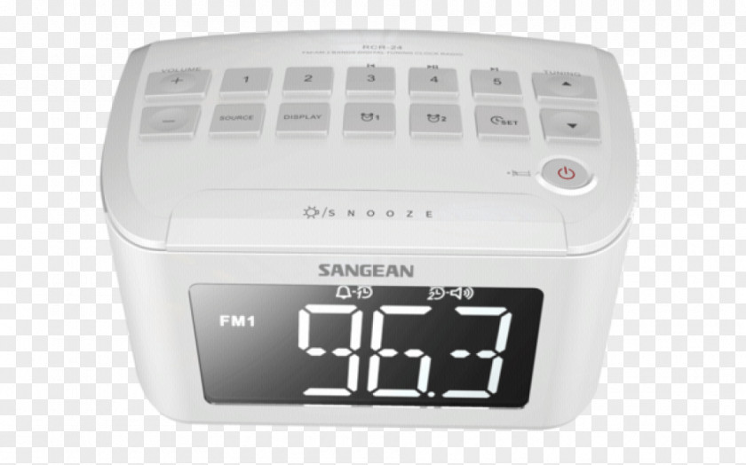 Radio FM Table Top Sangean AUX Alarm Clocks Broadcasting PNG