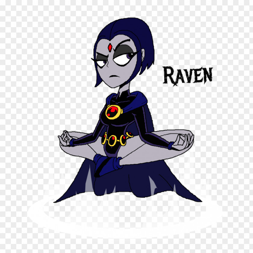 Raven Arella Teen Titans Character Cartoon PNG