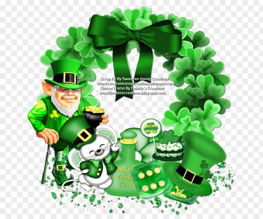 Beez And Honey Saint Patrick's Day Clip Art March 17 Irish People Four-leaf Clover PNG