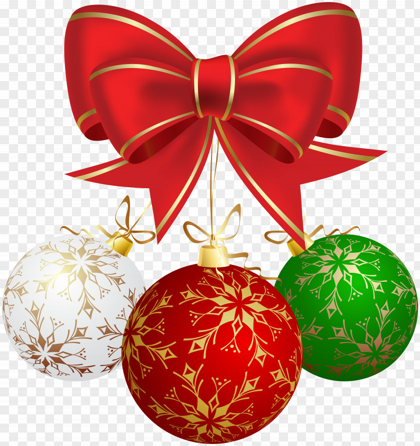 Decorative Ball Christmas Ornament New Year Clip Art PNG