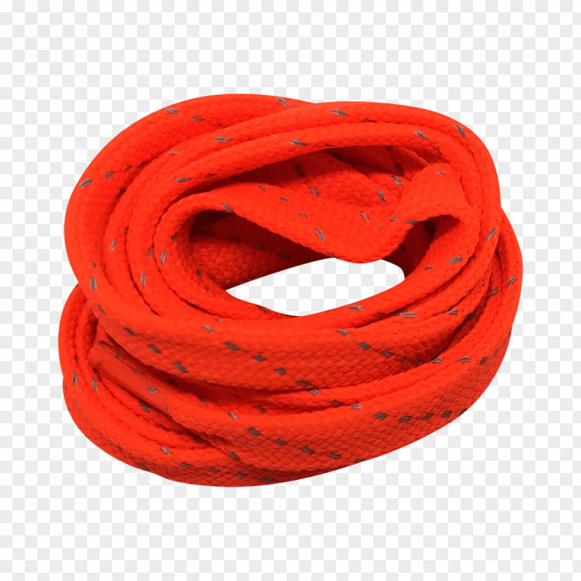 Orange Flat Reflective 7.0 Shoelaces Sneaker Laces 130cm PNG