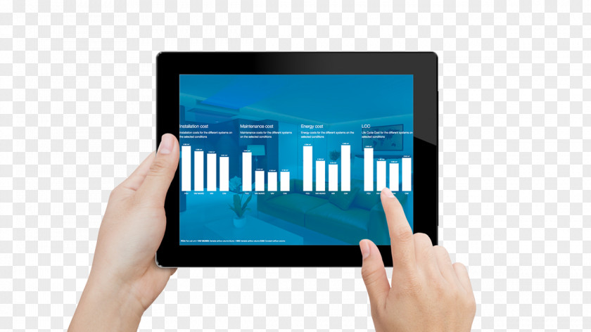 Agency Creative Tablet Computers Multimedia Finger Display Device Communication PNG