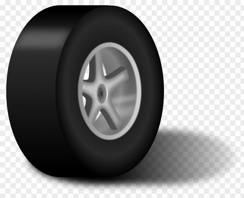 Car Clip Art Tire Rim Openclipart PNG