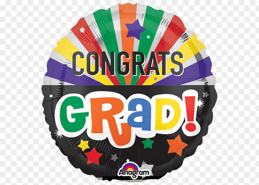 Congrats Grad Graduation Ceremony Party Celebration Balloon Graduate University PNG