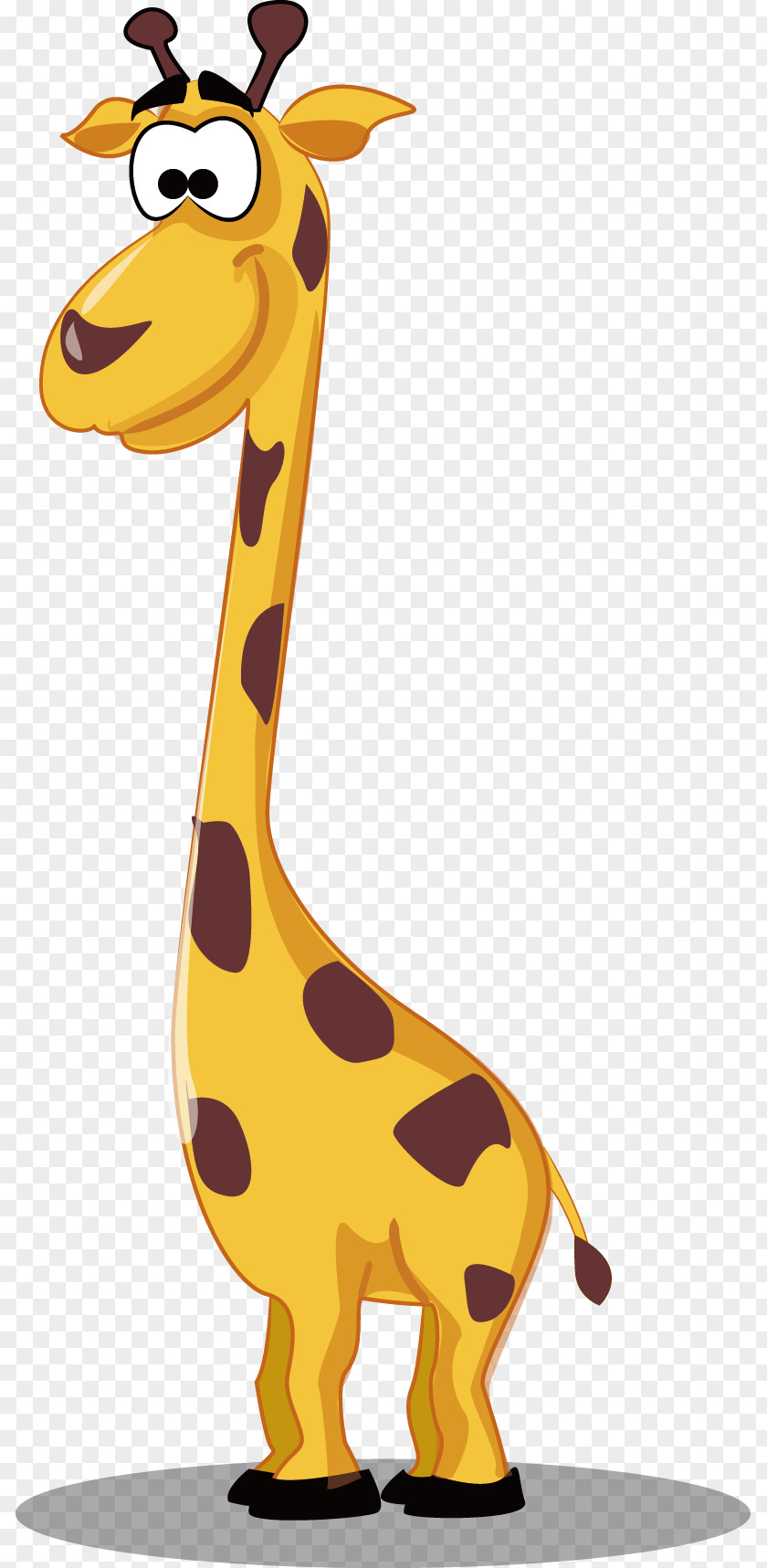 Giraffe Vector Decoration Animal Cartoon Illustration PNG