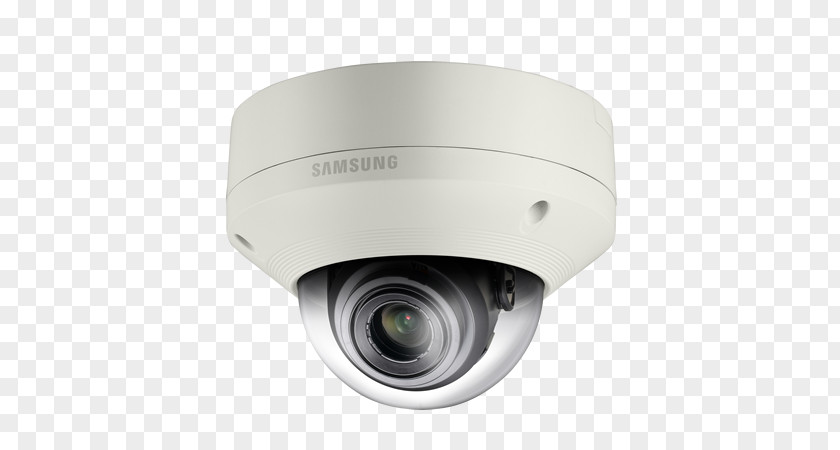 Camera IP Hanwha Aerospace Samsung Techwin SNV-6084 2mp Network Vandal Dome 1080p PNG