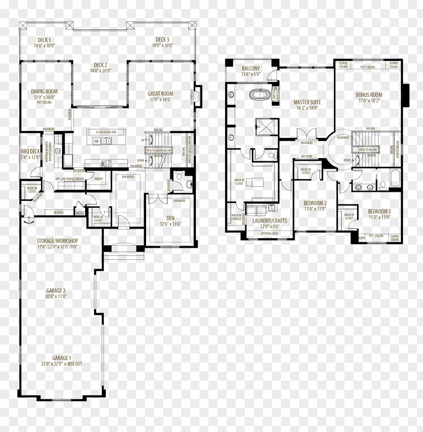 Design Floor Plan Furniture Line PNG