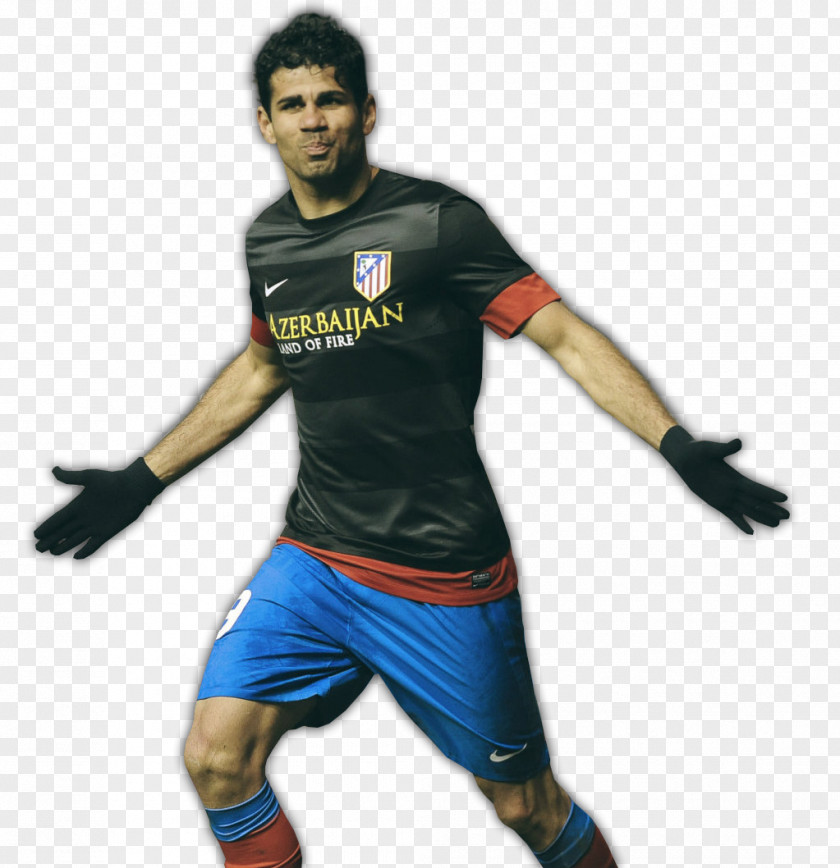 Diego Costa Designer Sport T-shirt Football Player PNG