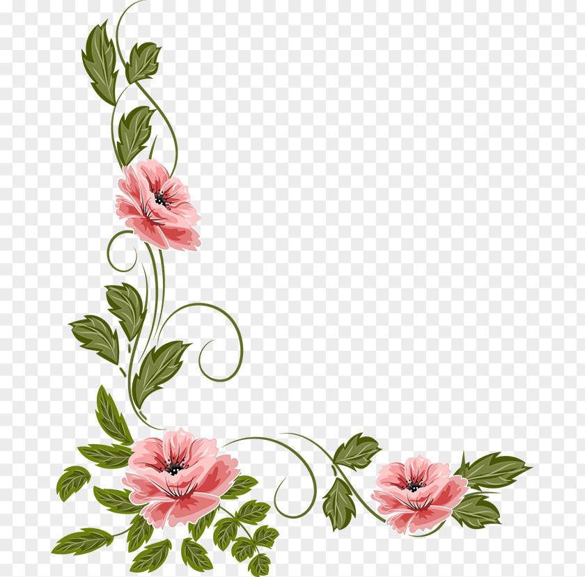 Painted Flowers Flower Lead Clip Art PNG