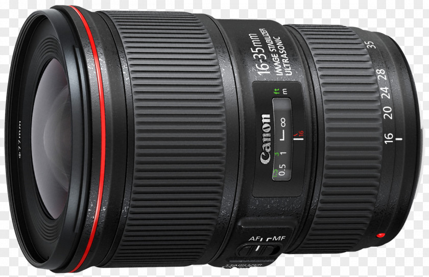 Camera Lens Canon EF 16–35mm Mount EF-S 17–55mm EOS 16-35mm F/4.0 USM PNG