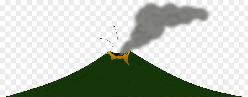 Cartoon Volcano Clip Art Mount Etna Lava Openclipart PNG