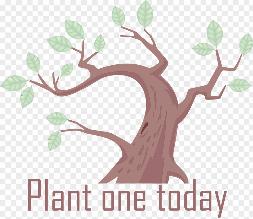 Plant One Today Arbor Day PNG