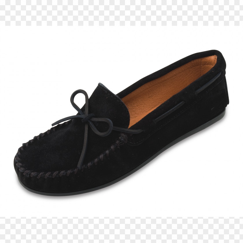 Slip-on Shoe Minnetonka Suede Moccasin PNG