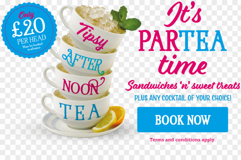 Afternoon Tea Cream Font PNG