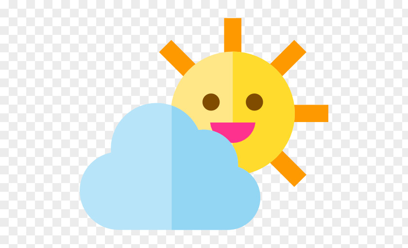 Cloudy Smiley Clip Art PNG