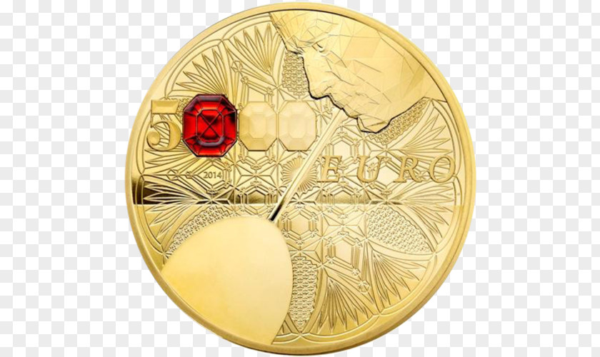 Coin Gold Monnaie De Paris Euro PNG