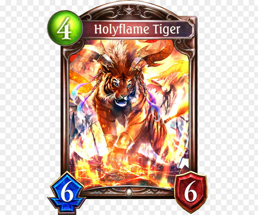 Flame Tiger Shadowverse Rage Of Bahamut カード Hearthstone Witch PNG