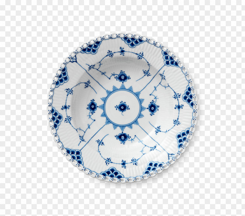 Plate Royal Copenhagen Tableware Musselmalet PNG