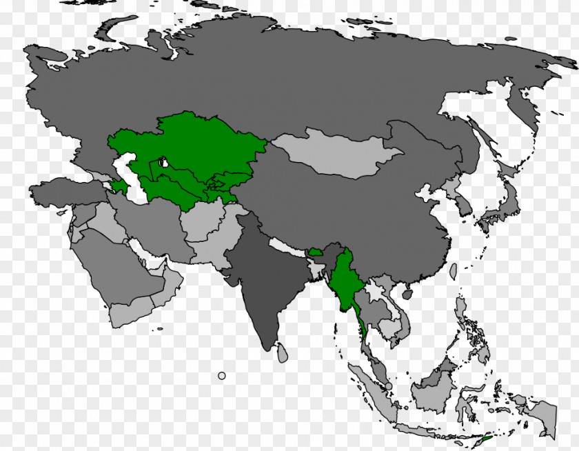 World Map East Asia Globe PNG