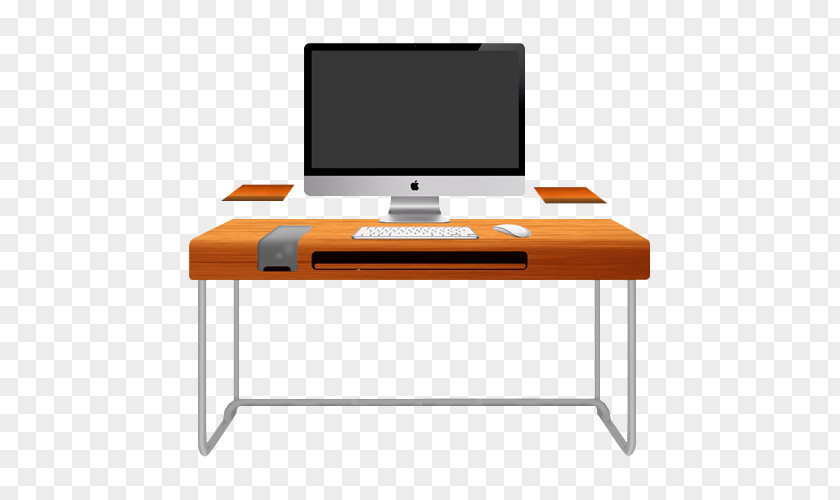 Computer Lab Table Desk Office PNG