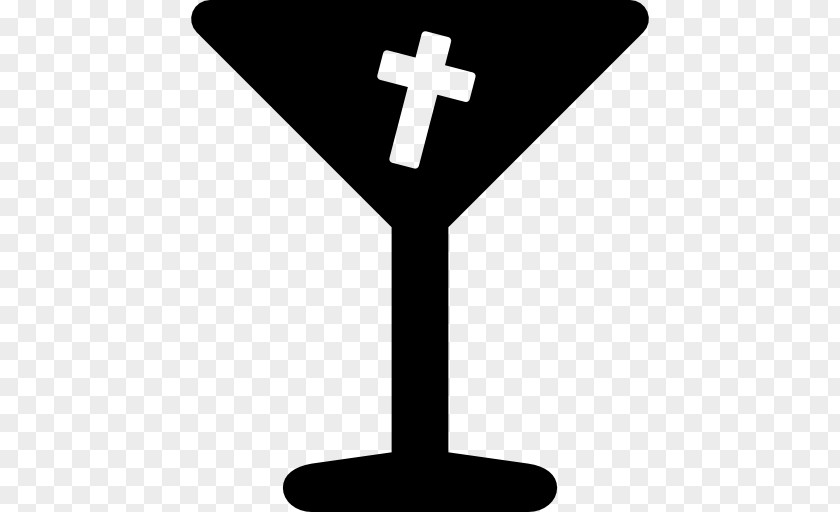 Cross Black And White Symbol PNG