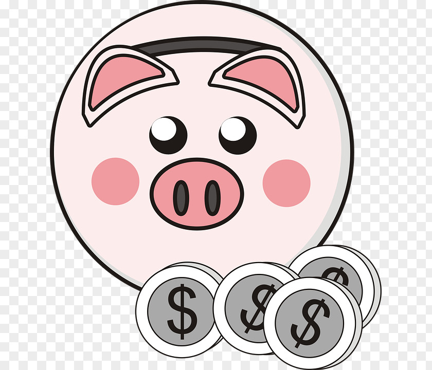 Piggy Bank Money Clip Art PNG