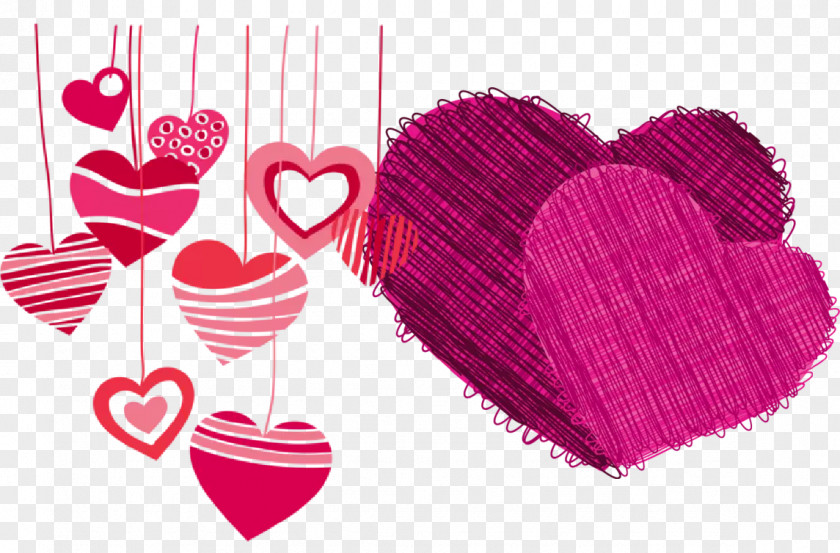 Red Heart Valentine's Day Clip Art PNG