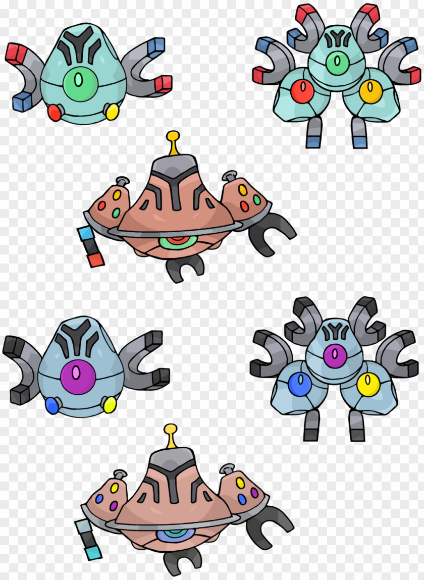 Ufo Magnemite Evolution Magneton Magnezone Pokémon PNG