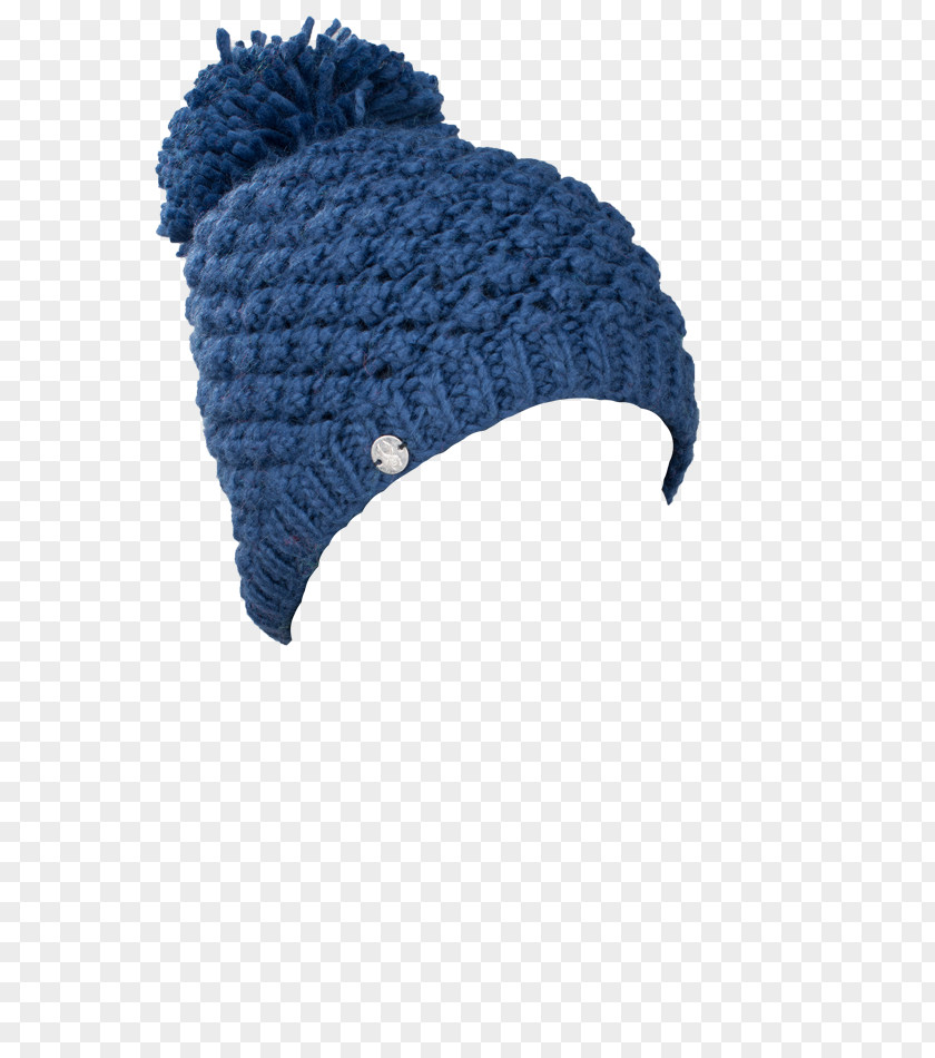 Beanie Knit Cap Toque Woolen Cobalt Blue PNG