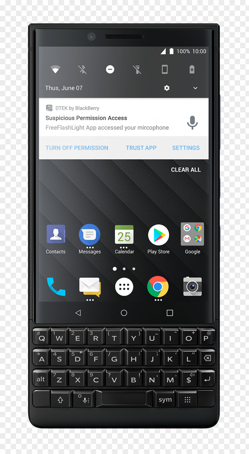 Blackberry BlackBerry KEYone Classic Camera Smartphone PNG