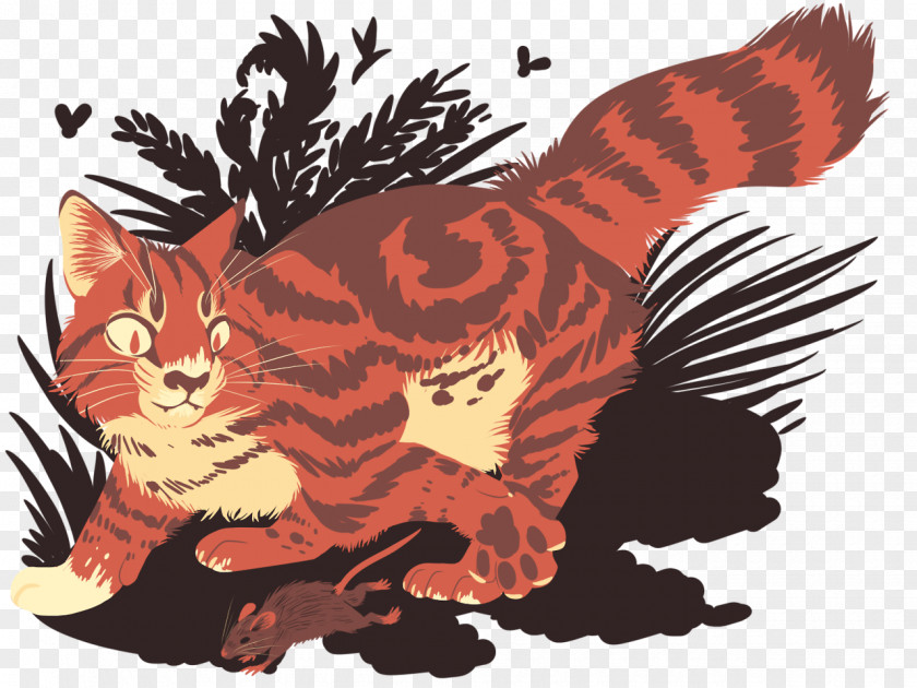 Cat Whiskers Tiger Palette Squirrelflight PNG