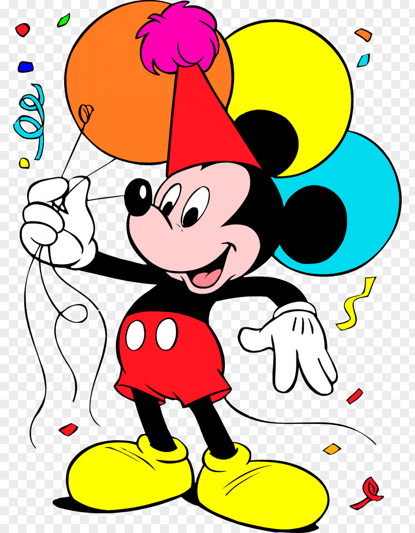Minnie Mouse Mickey Donald Duck Birthday Clip Art PNG