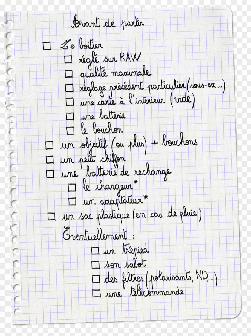 Photographe Photography Checklist Personnages De Monsieur Madame Travel Mr. Clumsy PNG