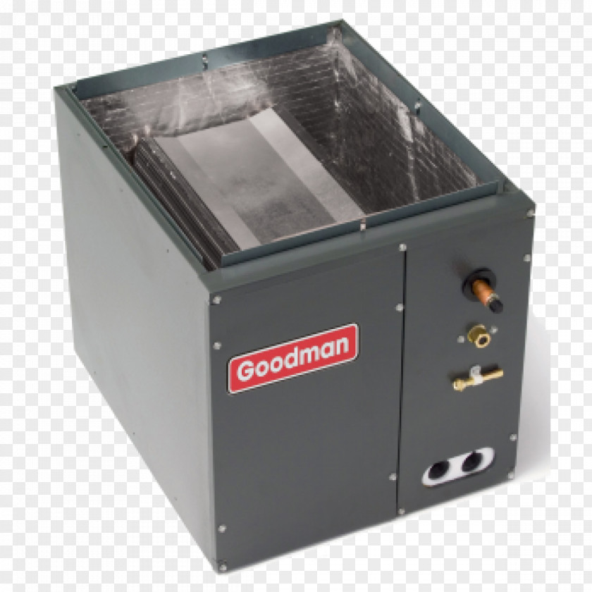 Send Gas Evaporator Goodman Manufacturing Air Conditioning Coil Heat Pump PNG
