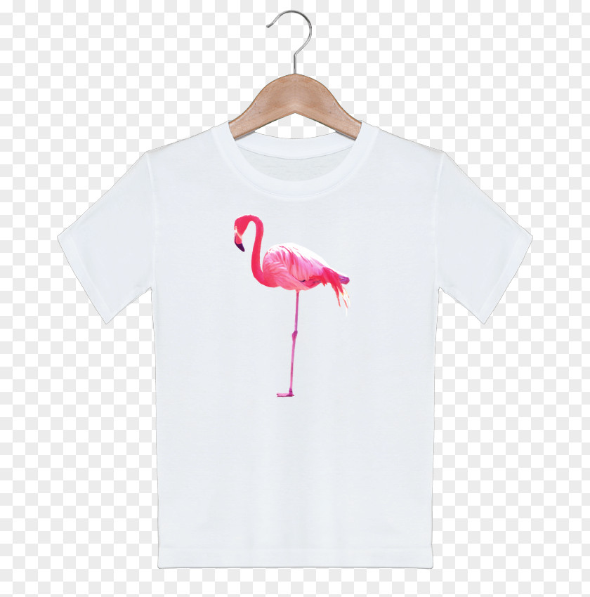 T-shirt Greater Flamingo Douchegordijn Sleeve Beak PNG