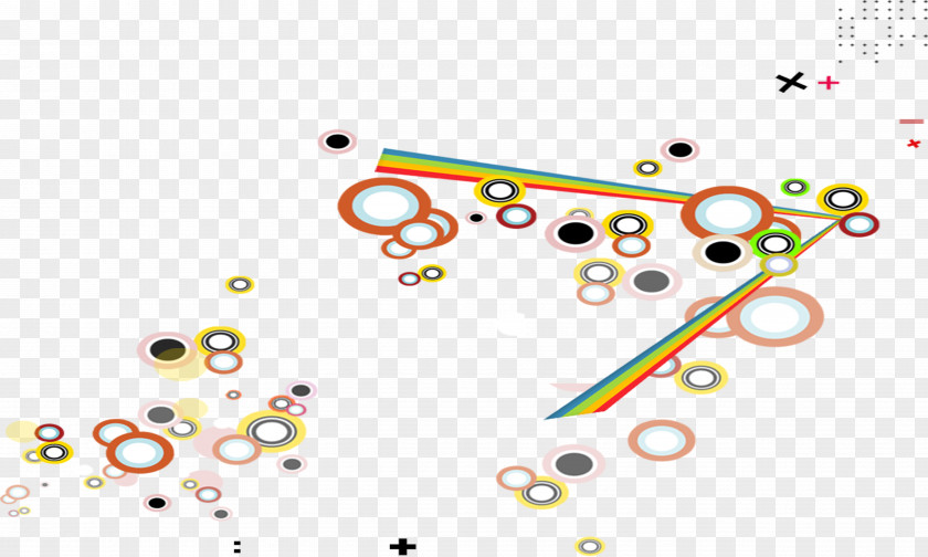Circles Graphic Design Rainbow PNG