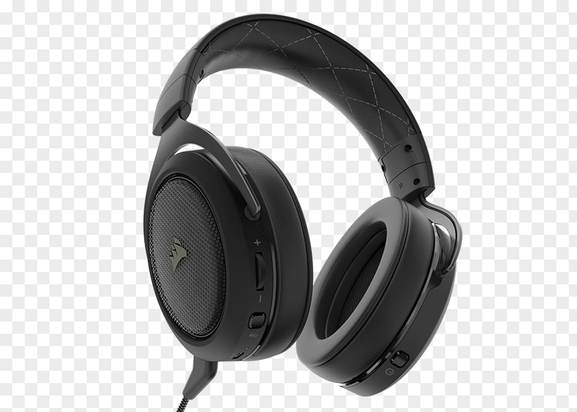 Headphones Corsair HS50 Headset Components Microphone PNG