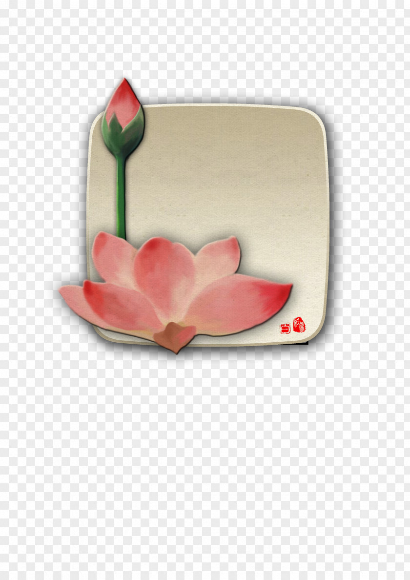 Lotus Antiquity Button Material Push-button Download PNG