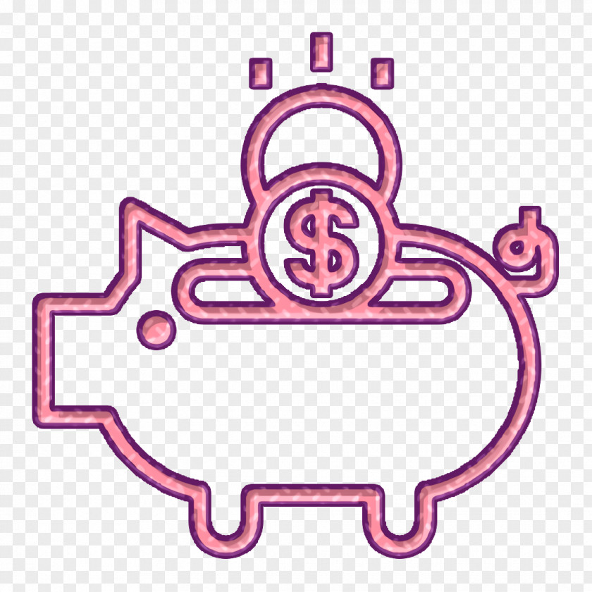 Piggy Bank Icon Payment Save PNG