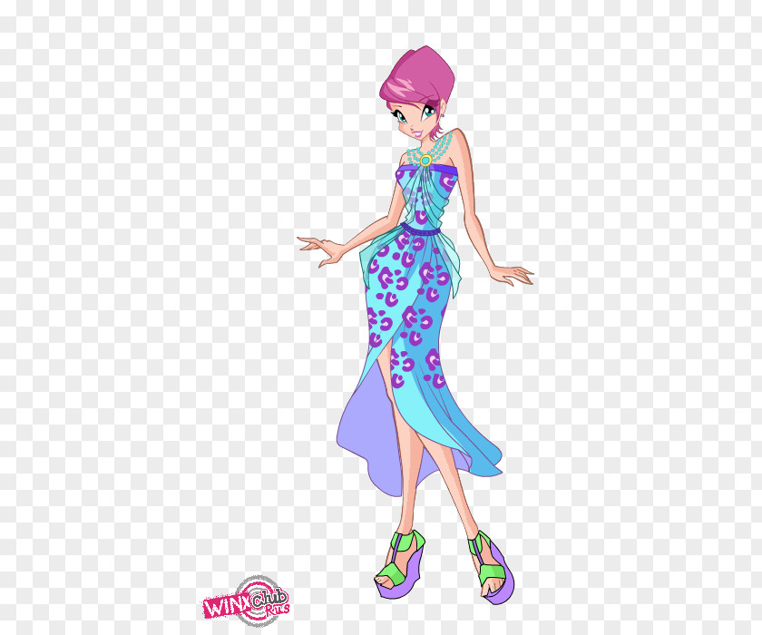 Winx Club Season 6 Tecna Bloom Stella Roxy Aisha PNG