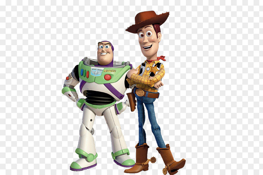 Woody Sheriff Buzz Lightyear Jessie Toy Story Standee PNG