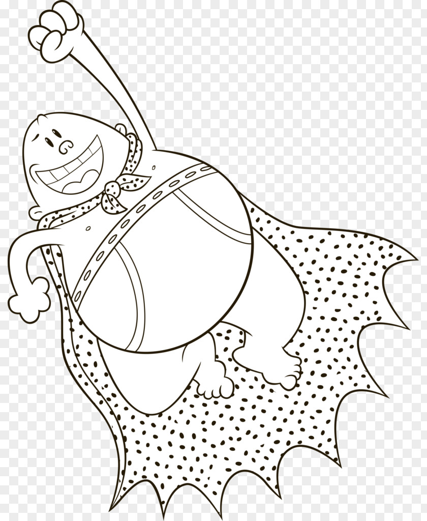 Captain Underpants Drawing Visual Arts Line Art PNG