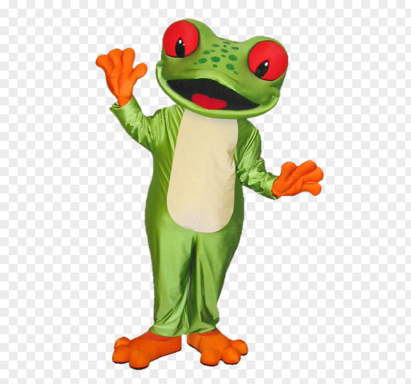 Frog Tree True Mascot Costume PNG